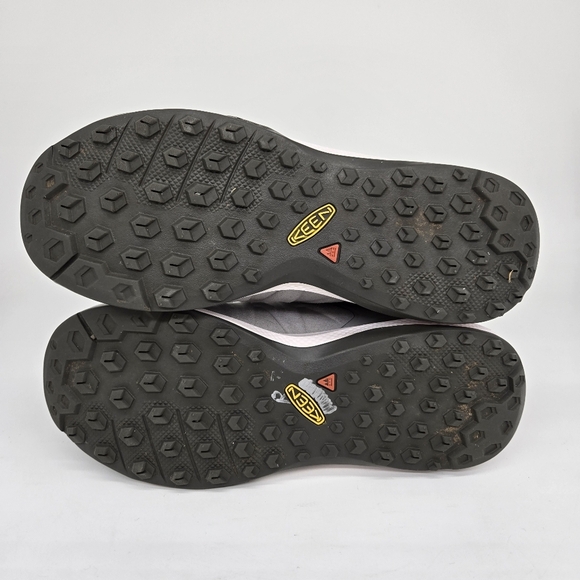 Keen Explore Women's Waterproof Gray Mesh Lace Up Hiking Shoes Size 7.5 - Picture 7 of 8